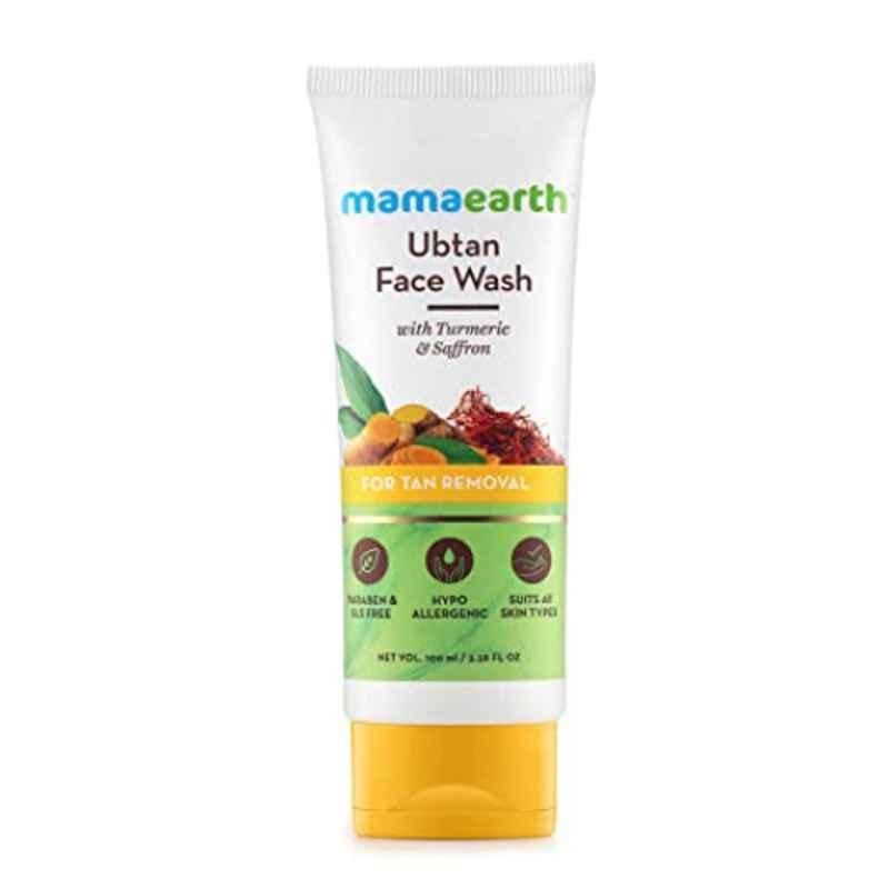 Mamaearth 100ml Ubtan Face Wash with Turmeric & Saffron, MAE2043