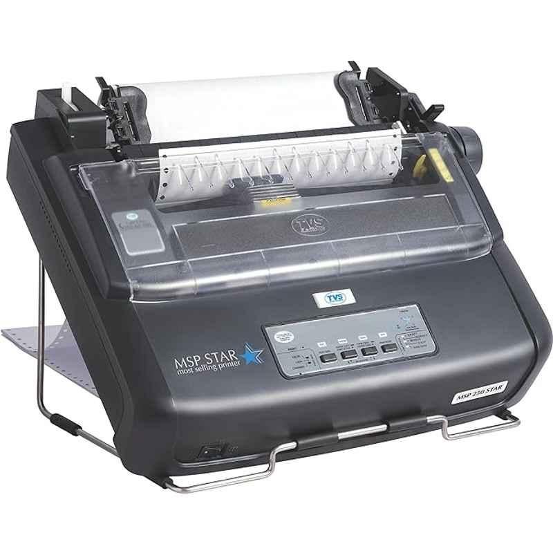 TVS MSP 250 Star Black Dot Matrix Monochrome Printer