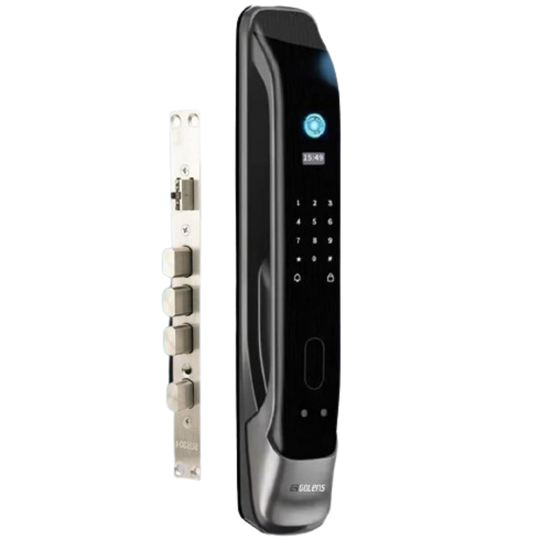 Golens X8 Alloy Steel Chrome Finish Smart Digital Door Lock