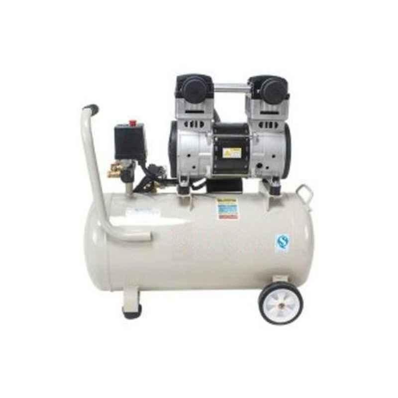 Gahl GA1500-25L 2HP White Oil Free Air Compressor with Electromagnetic Valve