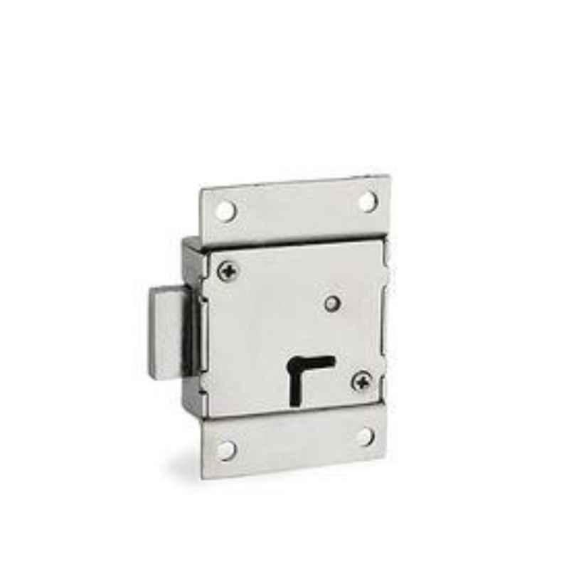 Smart Shophar 3 inch Steel Silver Vmark Wardrobe Lock, SLK80WD-VMAR-SL03-P1 (Pack of 4)