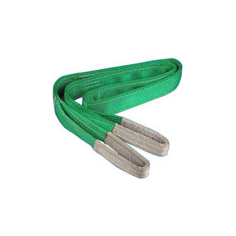 Ferreterro 2 Ton 1m Green Double Ply Flat Polyester Webbing Sling