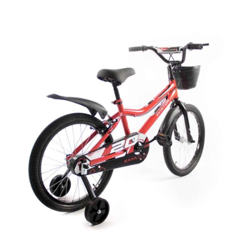 Caya Aviator 20 Smart Red Carbon Steel Kids Cycle, Tyre Size: 20 inch