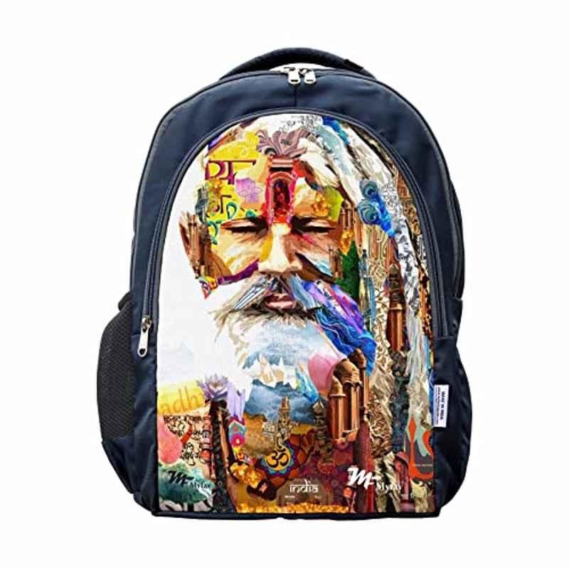 My Fav 35L Polyester Traditional Printed Laptop Backpack, MFB0058