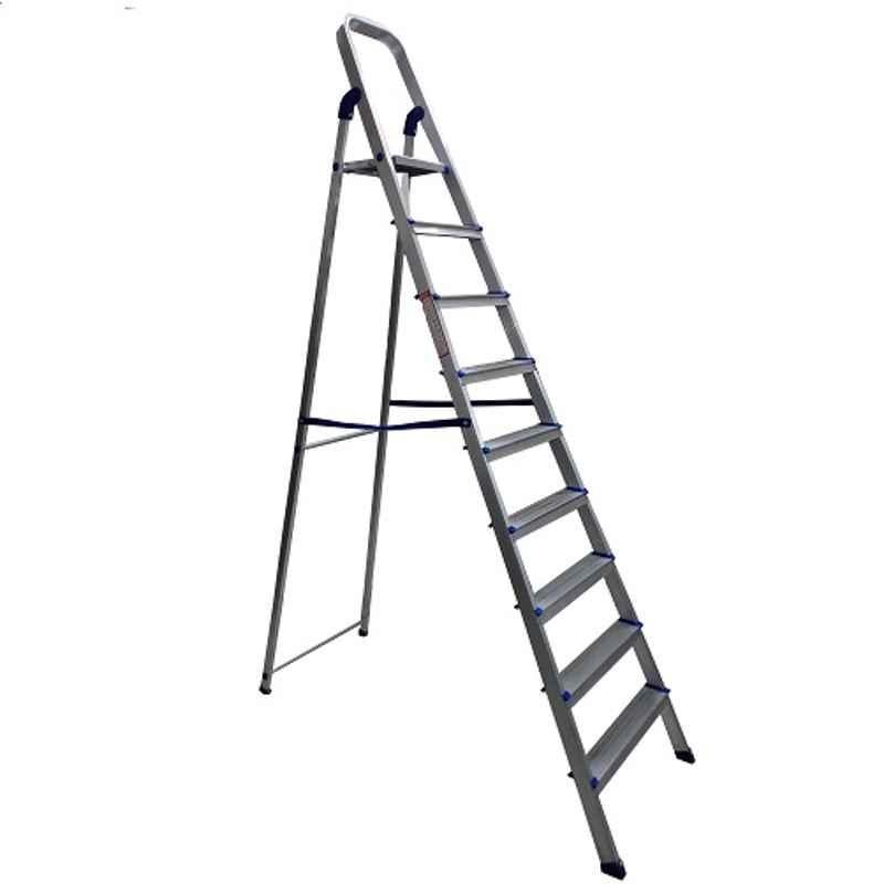 Brancley BSL-9 9 Steps Aluminium Premium Ladder, Load Capacity: 150 kg