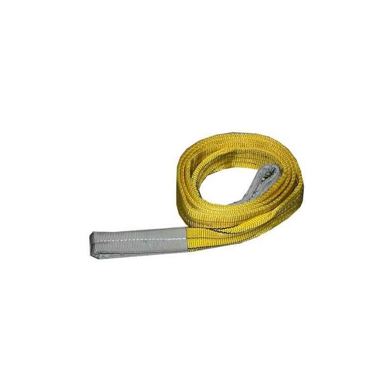 Ferreterro 3 Ton 4m Yellow Double Ply Flat Polyester Webbing Sling