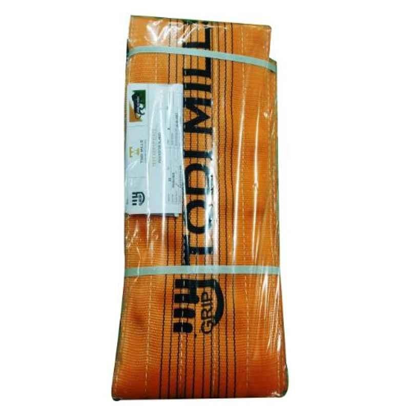 Grip 250mm 10 Ton 4m Orange Polyester Sling
