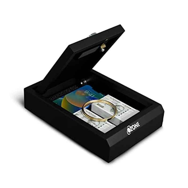Ozone Ezee 2L 8x35x28cm Stainless Steel Black Digital Safe