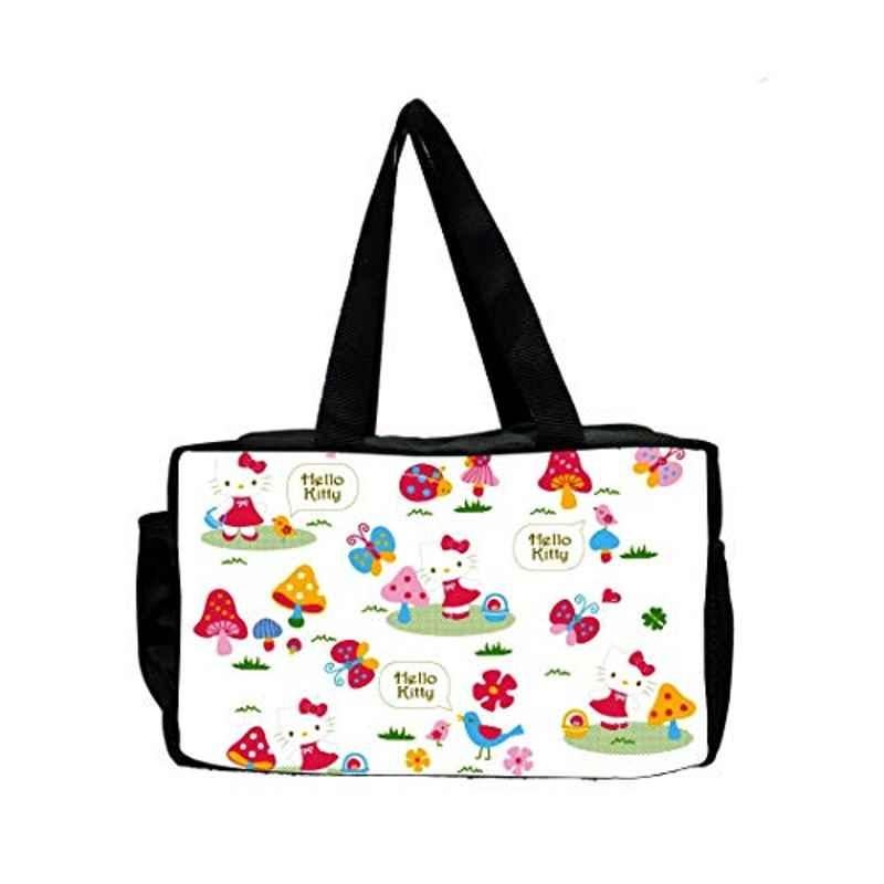 My Fav Cartoon Print Multiutility Diaper Bag with Zipper, MFDB016