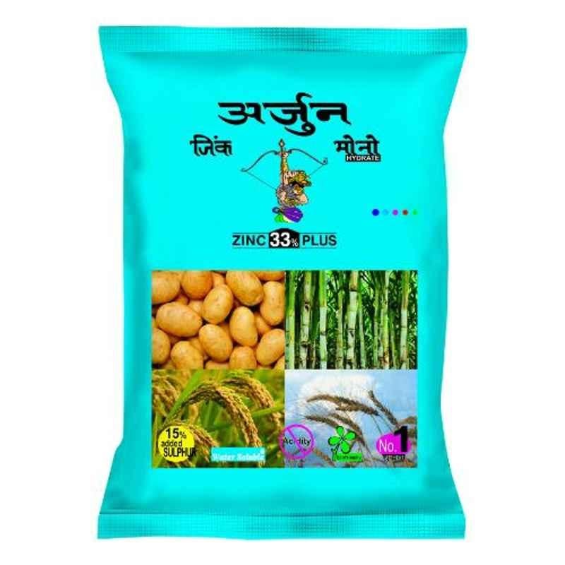 Agricare Arjun Zinc Mono 4kg Zinc Sulphate Monohydrate (33% Zn) Fertilizer