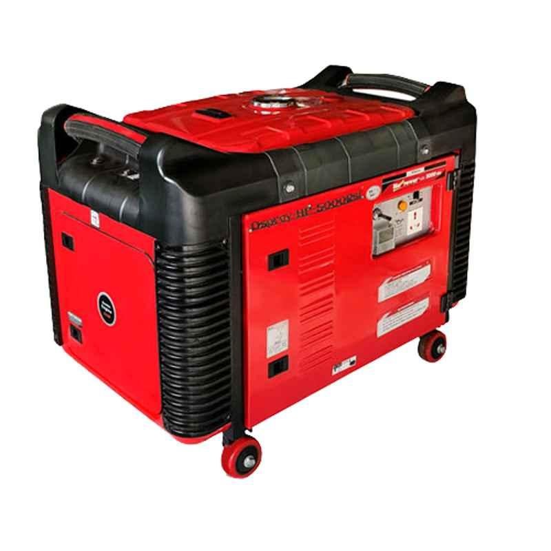 Himalayan Power Osprey GE-5000RSi 5 kVA 17.5A Recoil & Self Start Petrol Generator with Battery