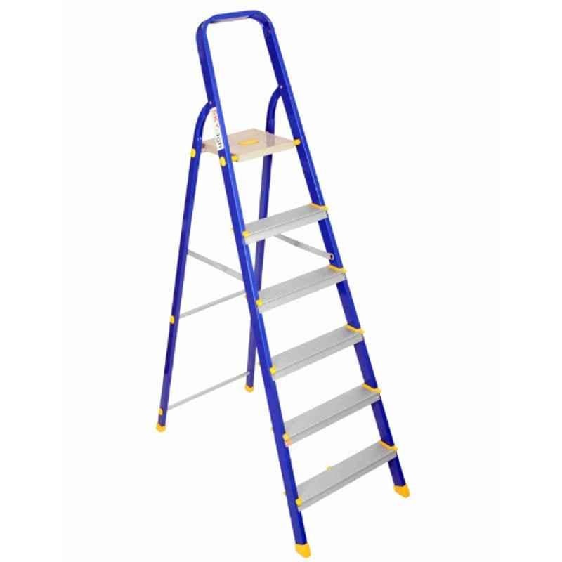 Sky High 7 Step Foldable Aluminium Ladder, CH06