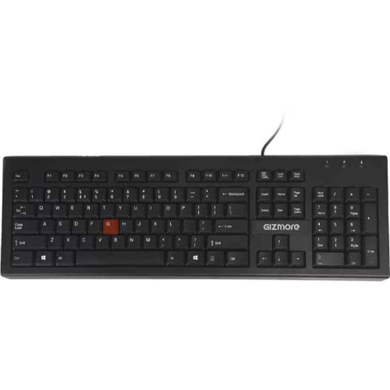 Gizmore GIZ-KB01 Wired Black USB Desktop Keyboard