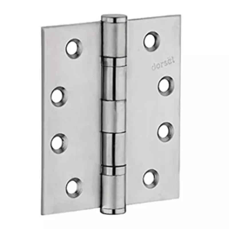 Dorset 102x76x2.5mm Ball Bearing Hinges with Screw, HG 1151 A (Pack of 4)