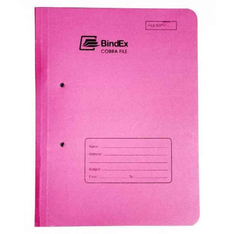 Bindex Pink Office Spring File, BNX50A2-Pink (Pack of 5)