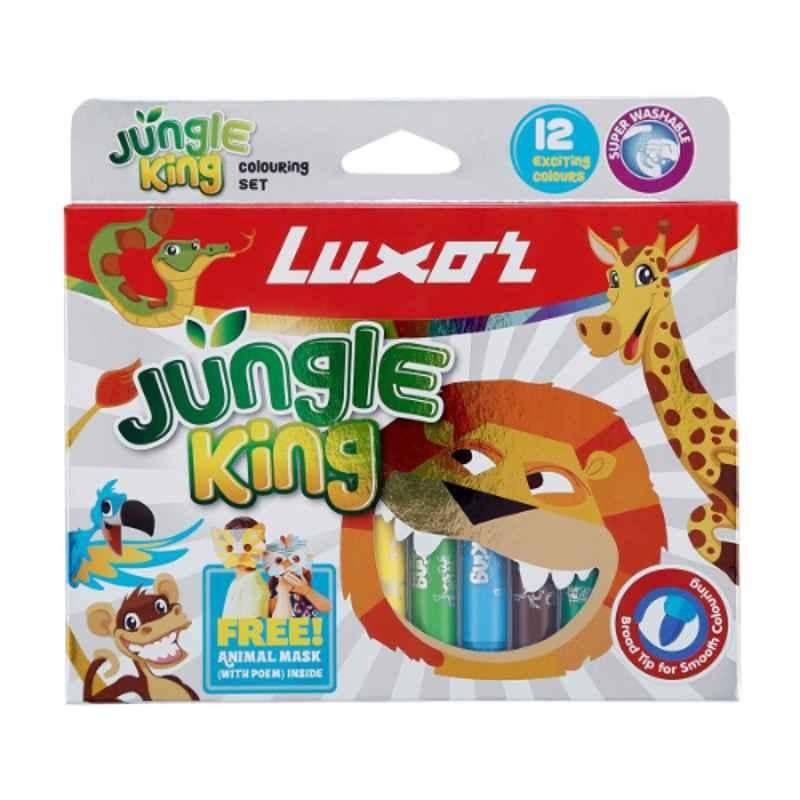 Luxor 12 Pcs Assorted Jungle King Pen Set, 1769 (Pack of 50)