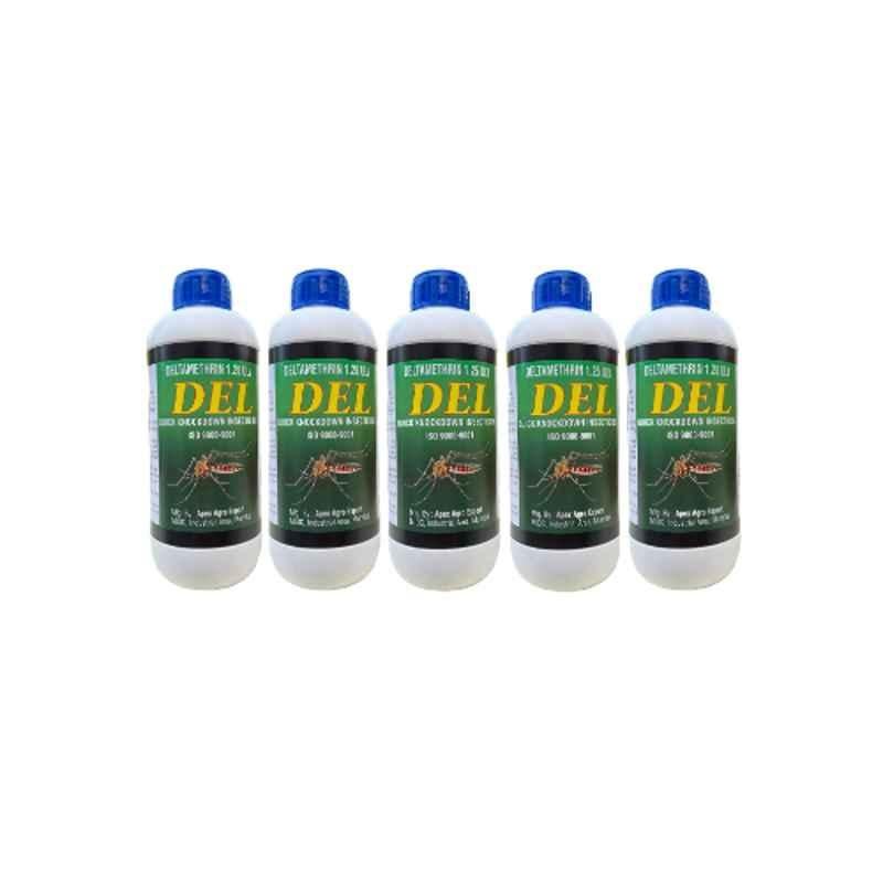 Katyayani DEL 1000ml Deltamethrin 1.25% ULV Insecticide (Pack of 5)