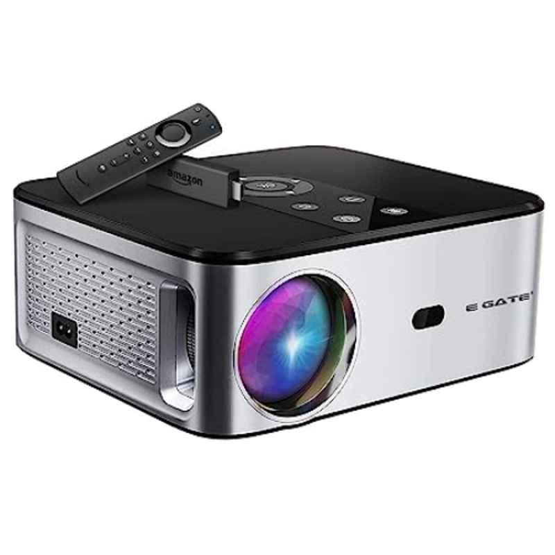 Egate O9 Pro-Zen Android + FTS 12000lm LED Projector FHD 1080p Native| 4k Support | WiFi + Bluetooth| Amazon Firestick| Dolby Audio| 2GB-16GB| EO9025