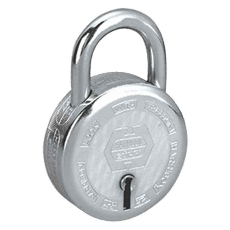 Harrison T-26/BCP 60mm Steel Round Padlock with 3 Keys, 0277