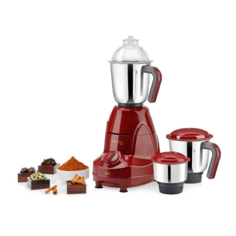 McCoy Thrill 750W Stainless Steel Mixer Grinder with 3 Jars