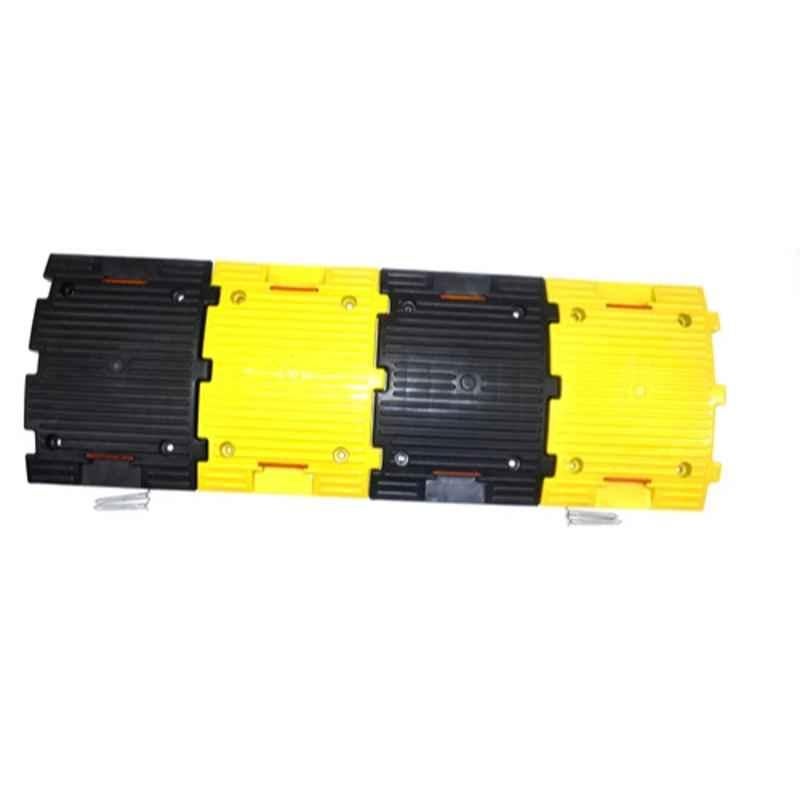 Mastership 4 Pcs ABS Bumps Speed Breaker Set with 16 Hardware Nail