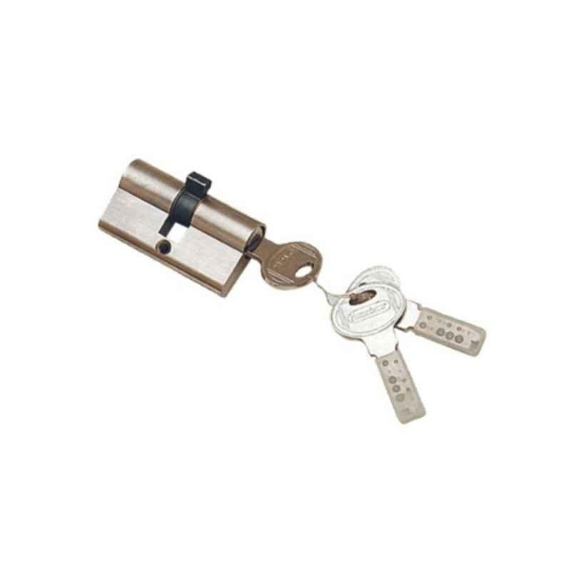 Smart Shophar 60mm Brass & Steel Nickel Silver Ultra Key Cylinder Lock 50832-BCLUK (Pack of 5)