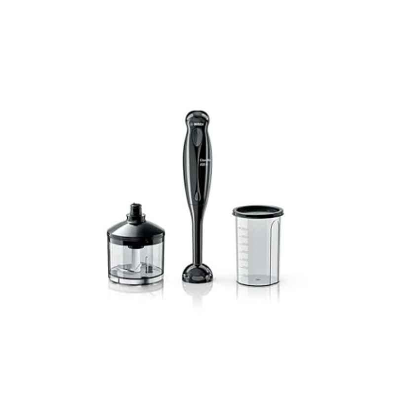 Bosch CleverMixx 400W Black Hand Blender with Beaker & Chopper, MS1BG1020I