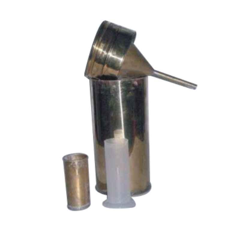 New Verma 123mm Brass Rain Gauge with Measuring Cylinder