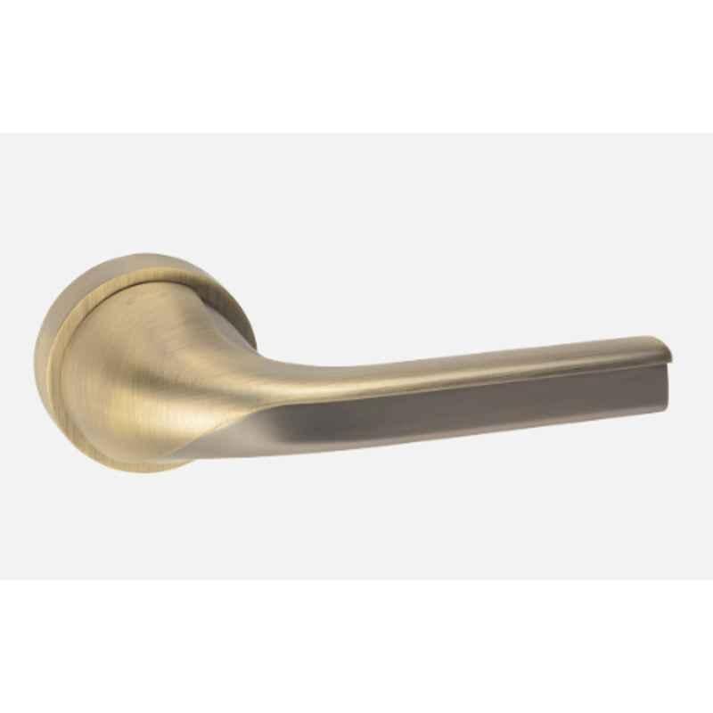 Jolly Cronos Stainless Steel MAB Finish Mortise Door Handle Set with Lock Body, MAB-MBLACK
