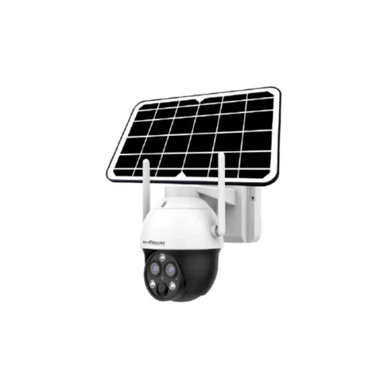 HiXecure HX-SDL30L3-SLR-4G 3MP Full HD 4G Solar Powered Wireless PT 10X Outdoor SIM Camera with Motion Detection, Built In Mic & Speaker