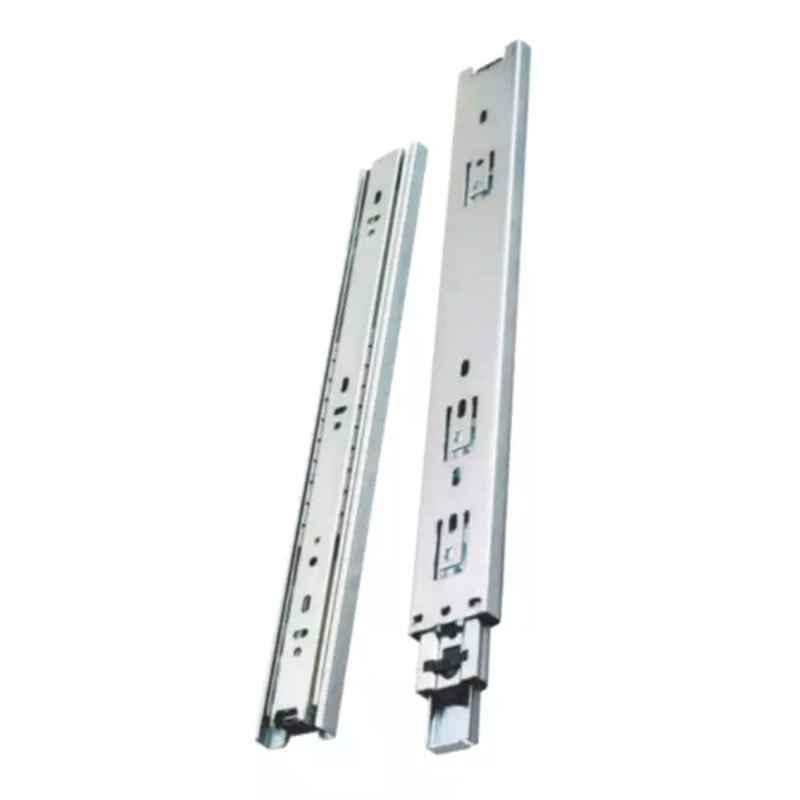 Yale Stainless Steel Chrome Finish Silver Full Extension Cabinet Drawer Slide, YCDS-SC-10ZN