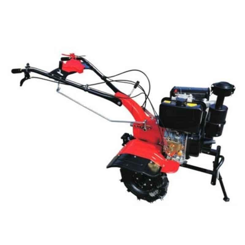 Kisan Tools 9HP Premium Diesel Engine Power Weeder with Self Start, EKT-186F KAMA