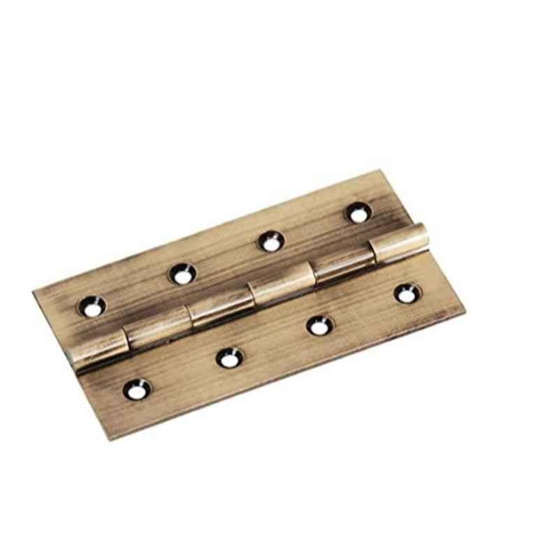 Smart Shophar 1.5 inch Brass Antique Butt Hinge, SHA10HG-BUTT-AN4X.75X1.5-P1 (Pack of 6)