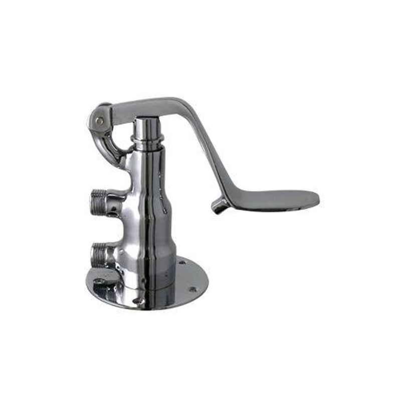 Bharat Photon 310x750x138mm Chrome Plated Metal Body Manual Foot Operated Faucet, BP-F501
