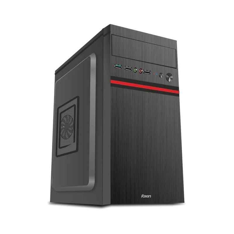 Foxin Race Desktop Computer Case Cabinet with Steel Metal Body, FOXCAB0317