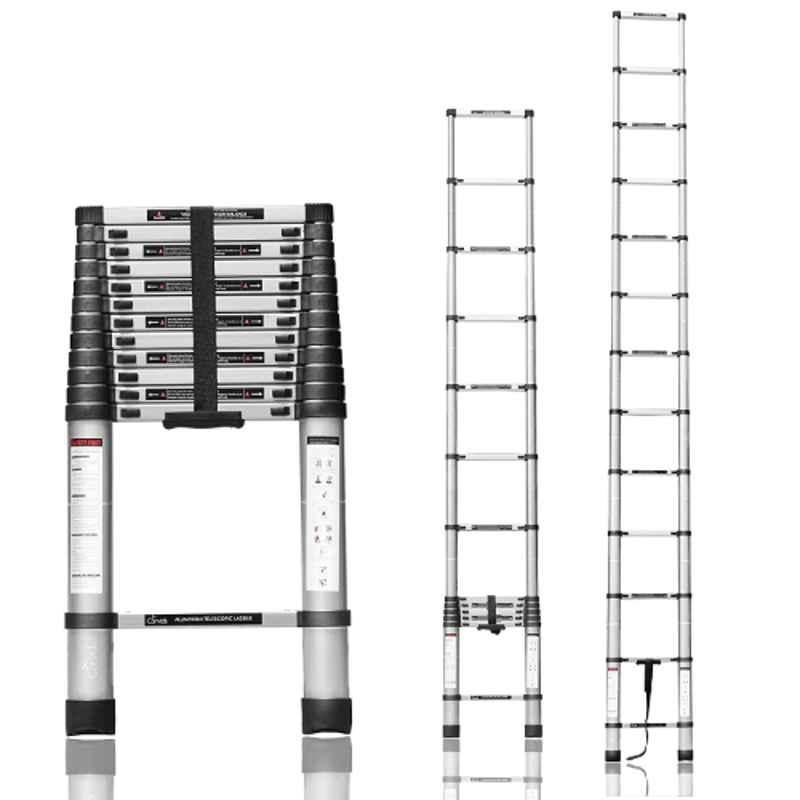 Corvids 15 Step 14.5ft Aluminium Foldable Telescopic Ladder, CALT-044