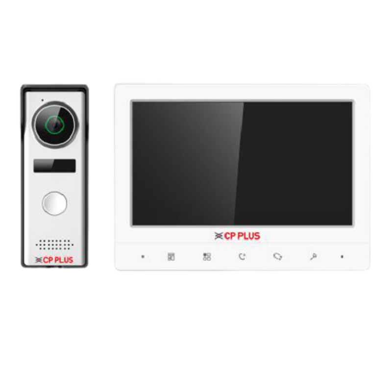 CP Plus CP-UVK-701MTA 7 inch TFT Video Door Phone with In-Built Memory for 200 Images