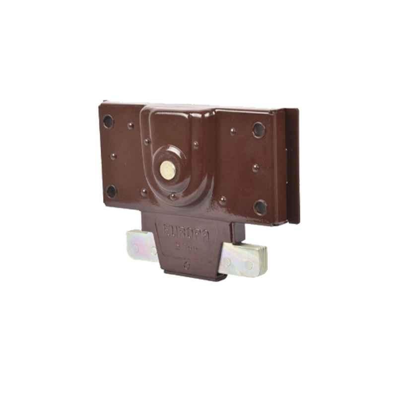Europa 12mm 14 Pin Powdered Brown Center Shutter Lock, S310