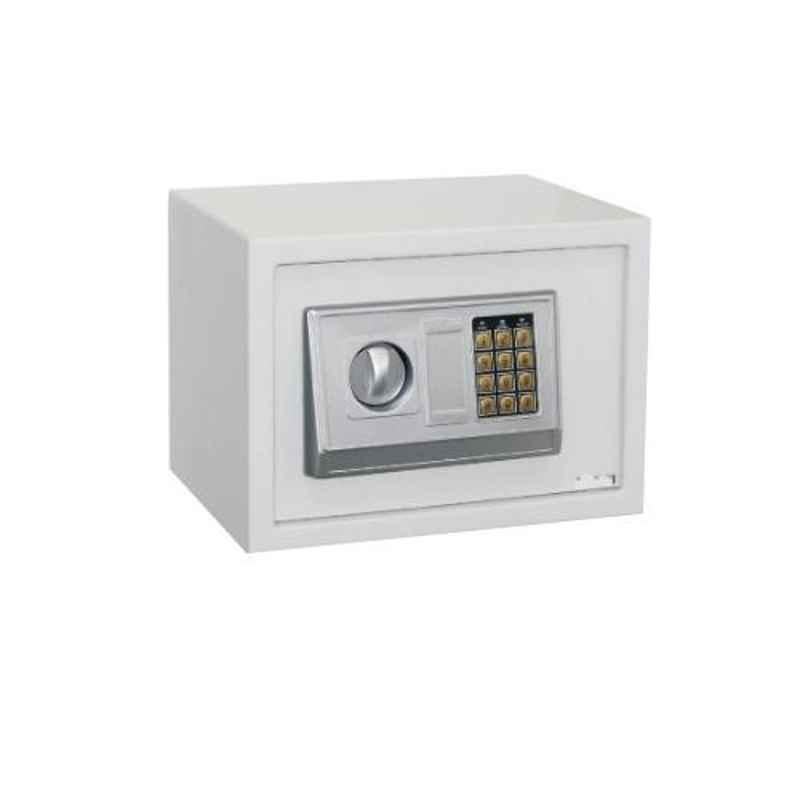 Swaggers White Cold Roller Steel Digital Safe Locker