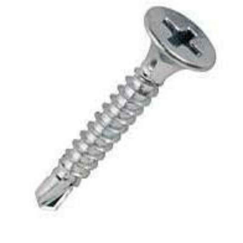 RKGD 25 Pcs 8x65mm Stainless Steel 410 Silver Self Drilling Screw Set