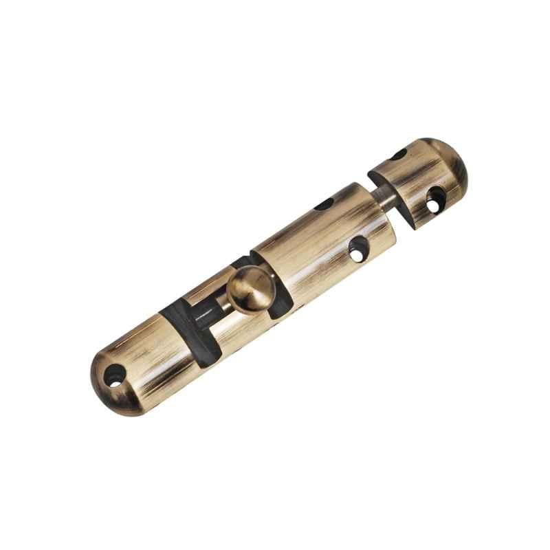 Smart Shophar 8 inch Brass Antique Capsule Tower Bolt, SHA10TW-CAPS-AN08-P1