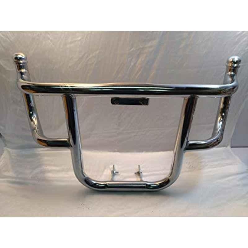 Modified Autos MS Steel Leg Guard Air Fly 2Pipes with Chrome for Royal Enfield Classic,Electra,Standard All
