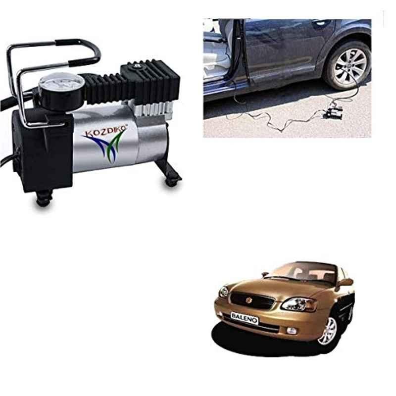 Kozdiko 12V DC Heavy Duty Metal Tyre Inflator for Maruti Suzuki Baleno, Tyre_Inflator_D102
