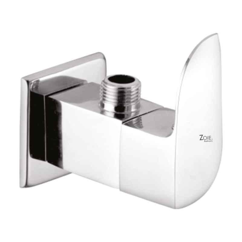 Zoie Olive Brass Chrome Finish Angle Valve, Z21003