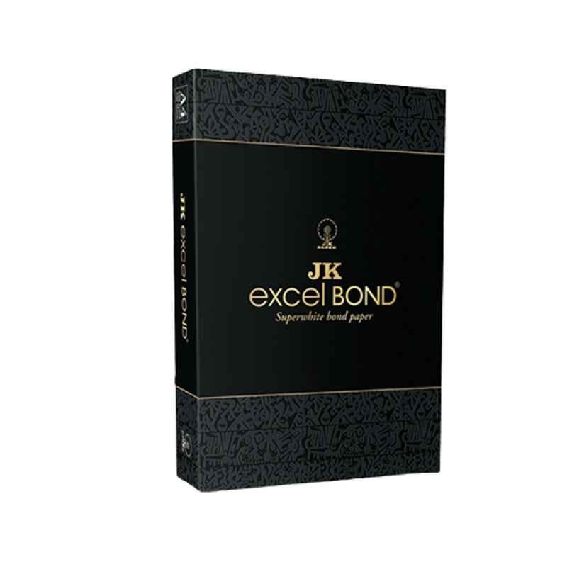 JK Excel Bond A4 80 GSM 500 Sheets White Copier Paper (Pack of 5)