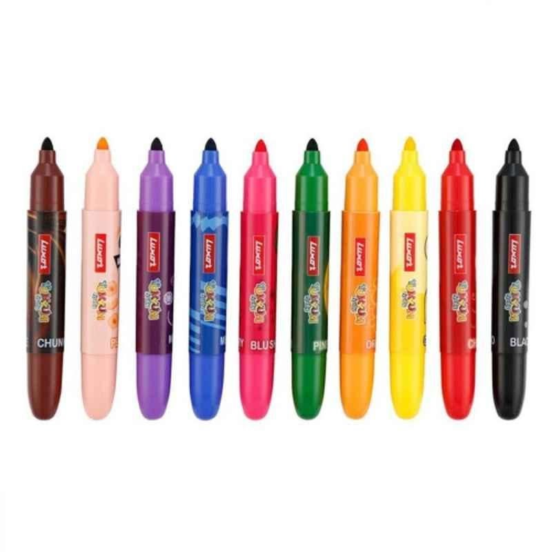 Luxor 10 Pcs Yum Yum Fruity Colour Pen Set, 1768 (Pack of 50)