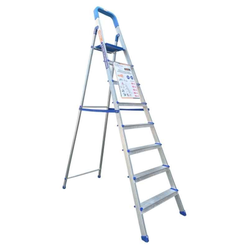Eskai India Type A Hybrid 8 Step Blue Aluminium Ladder