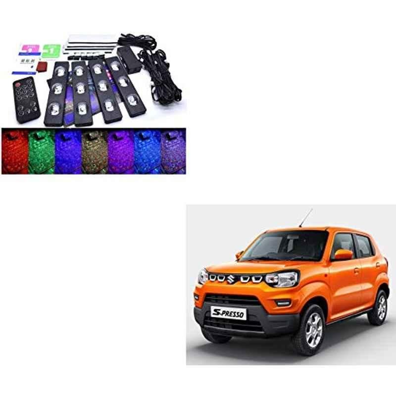 Kozdiko 4 Pcs 7 Colour Seat Bottom Car Star Light Kit with Remote Control For Honda Civic 2019