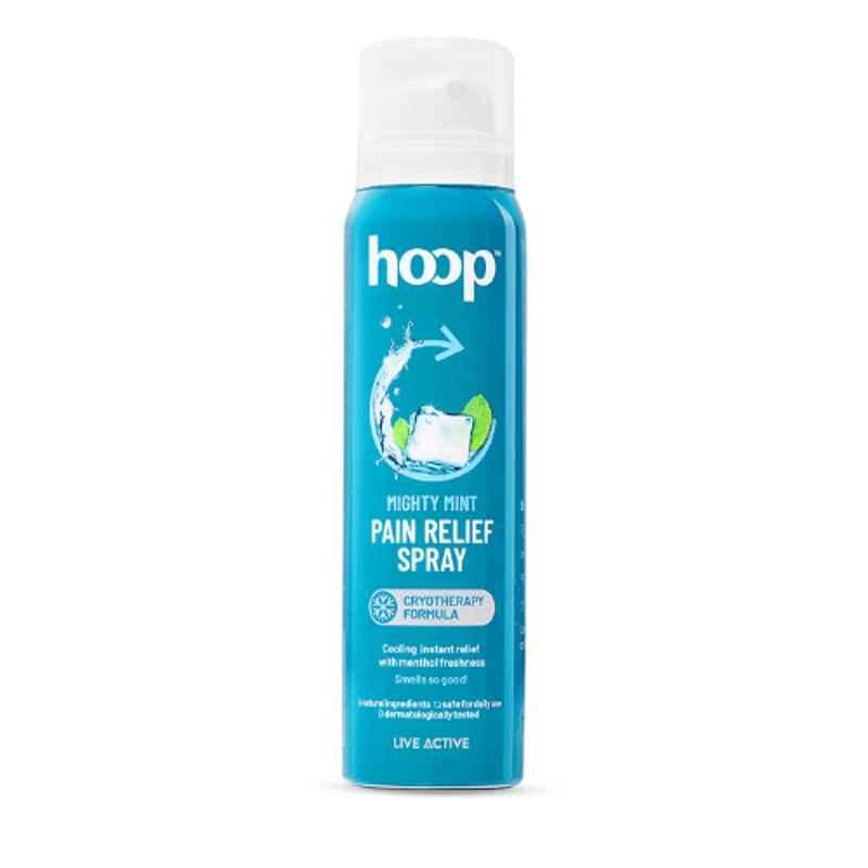 Hoop 80g Mighty Mint Cryotherapy Pain Relief Spray for Instant Relief