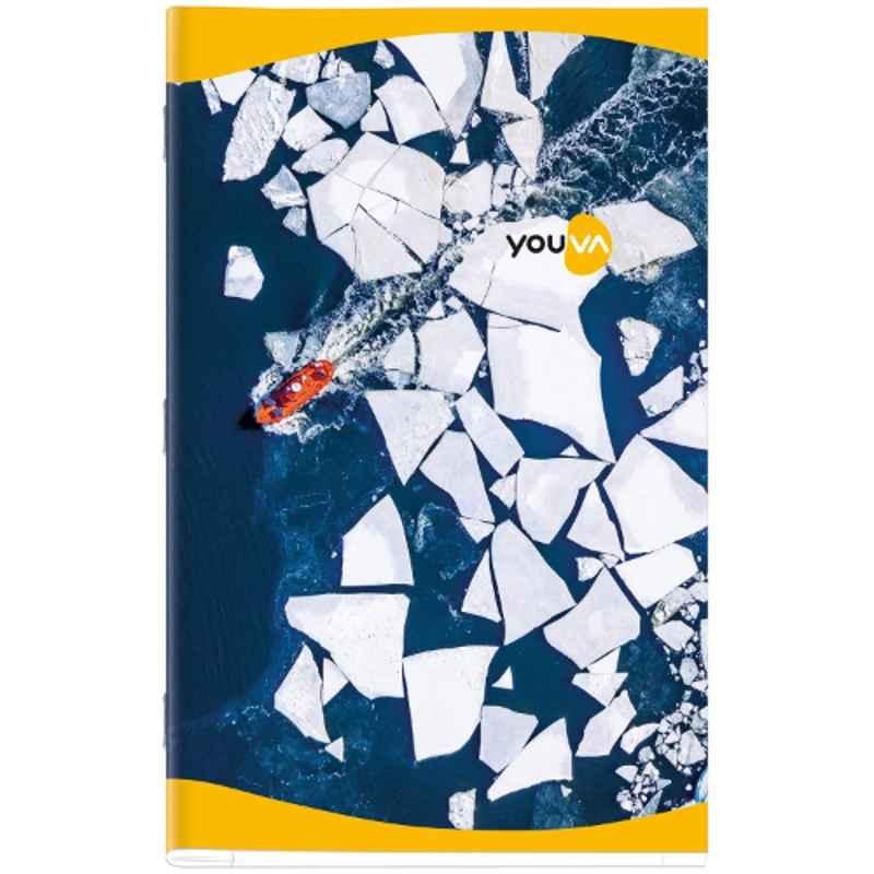 Navneet Youva 228 Pages Assorted Design Soft Bound Single Line Long Notebook, 22553 (Pack of 6)
